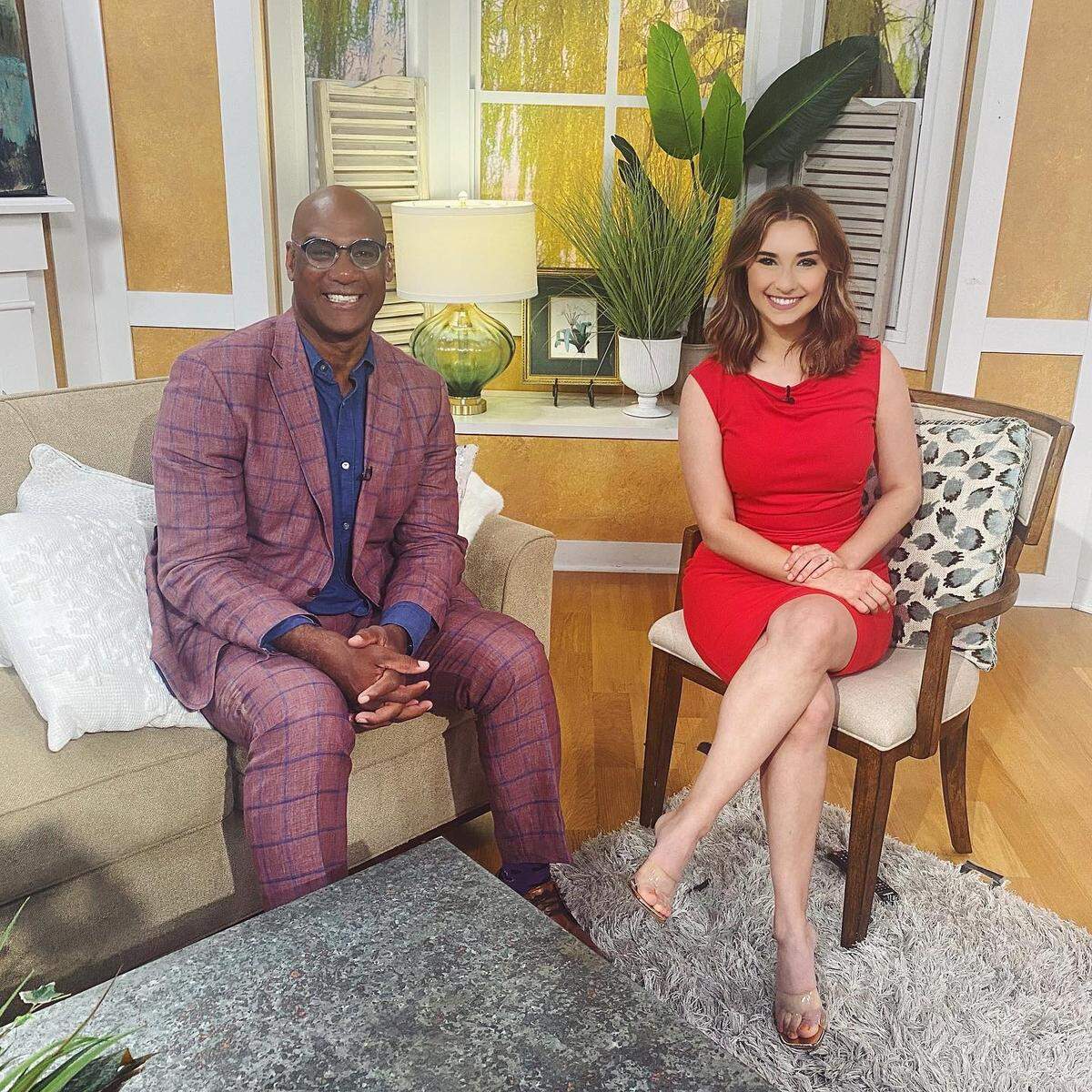 Eugene Robinson and Mia Atkins, co-hosts of “Charlotte Today.”