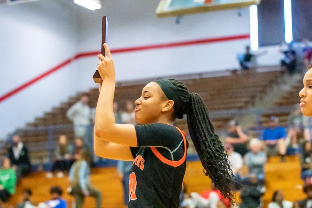 Chambers Player celebrates after their win to Catholic