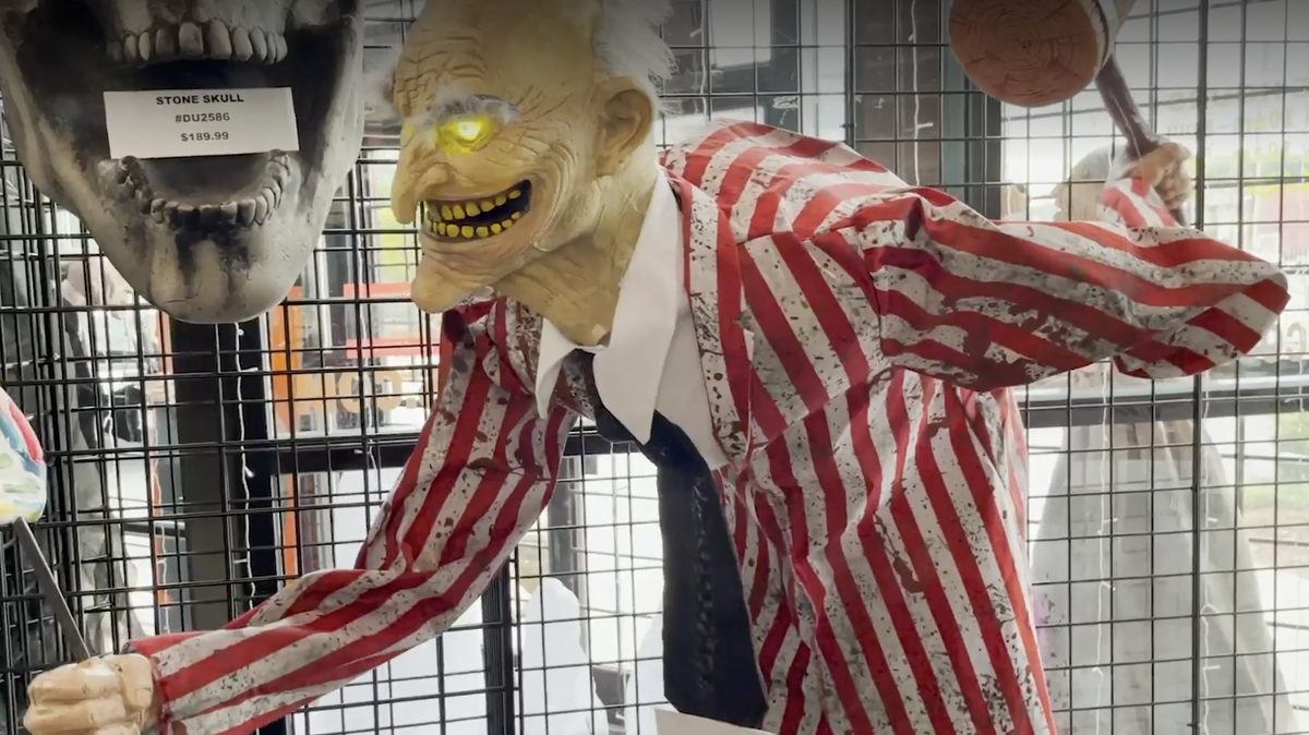 Find yard decor just in time for Halloween at Morris Costumes.