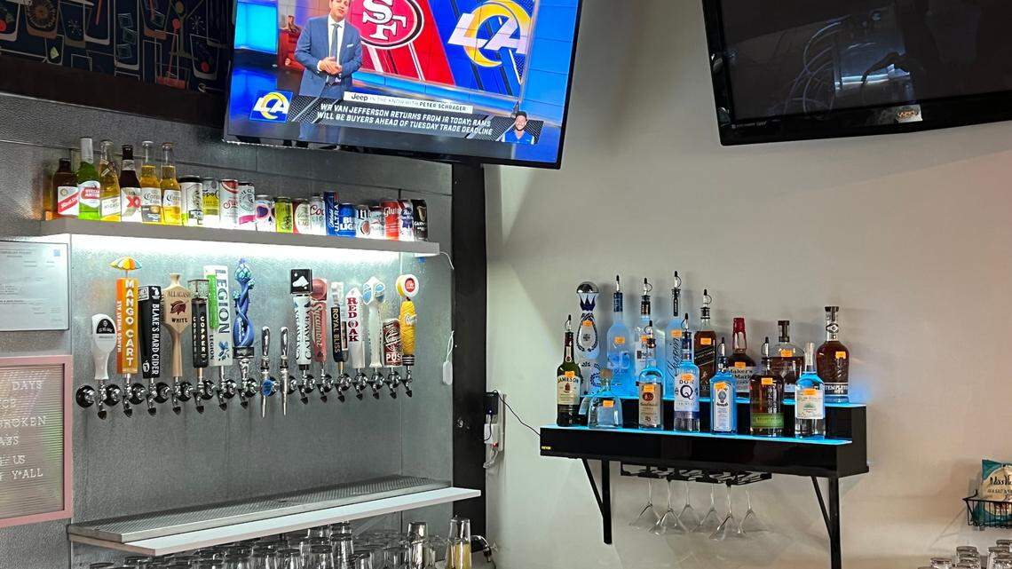 The Hideaway LKN’s bar has 16 taps.