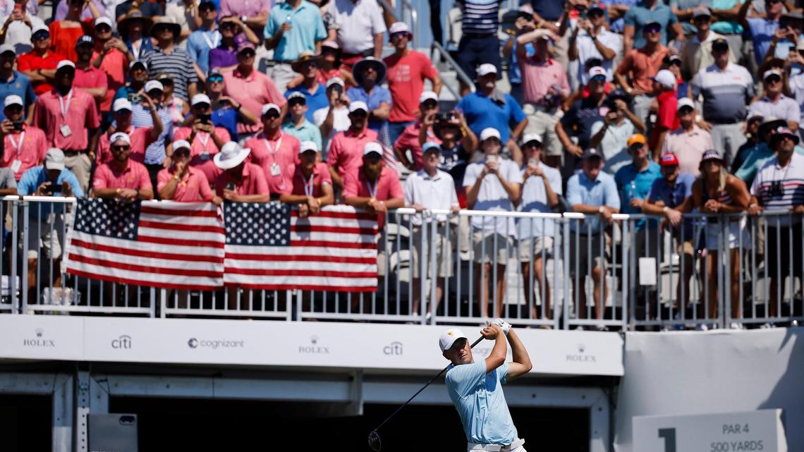 US team’s play at Presidents Cup has galleries and International team seeing red