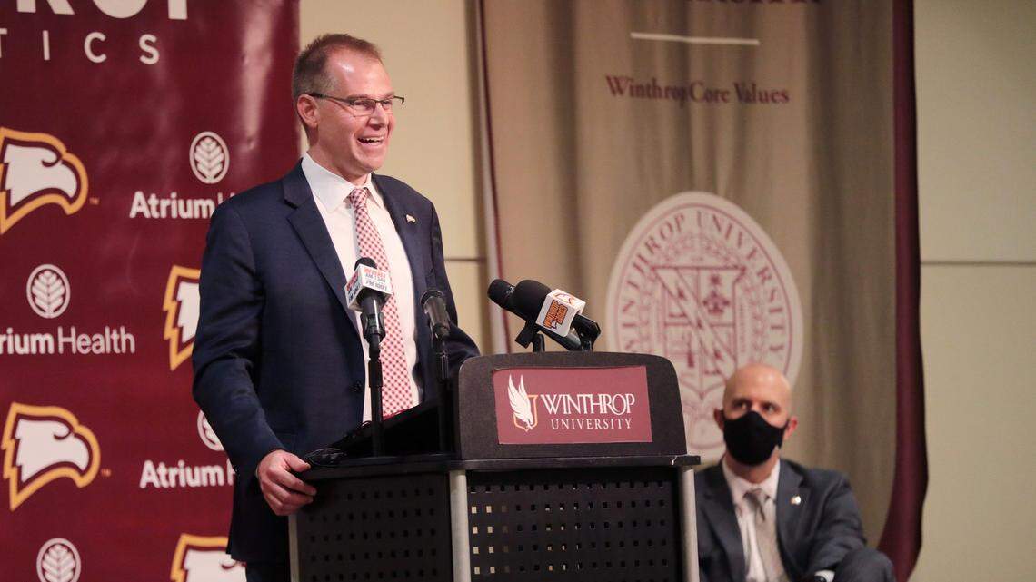 ‘It truly is a dream come true’: Winthrop names Mark Prosser as new basketball coach
