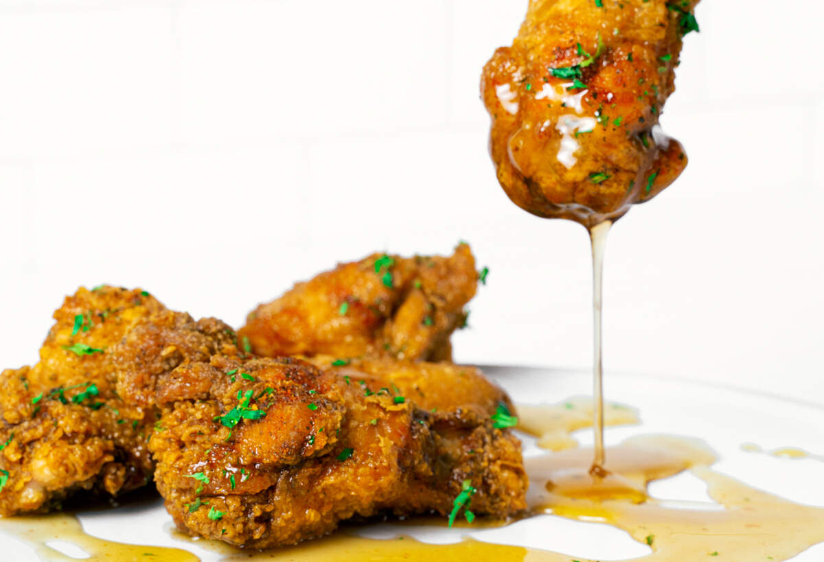 Lulu’s fried chicken wings.