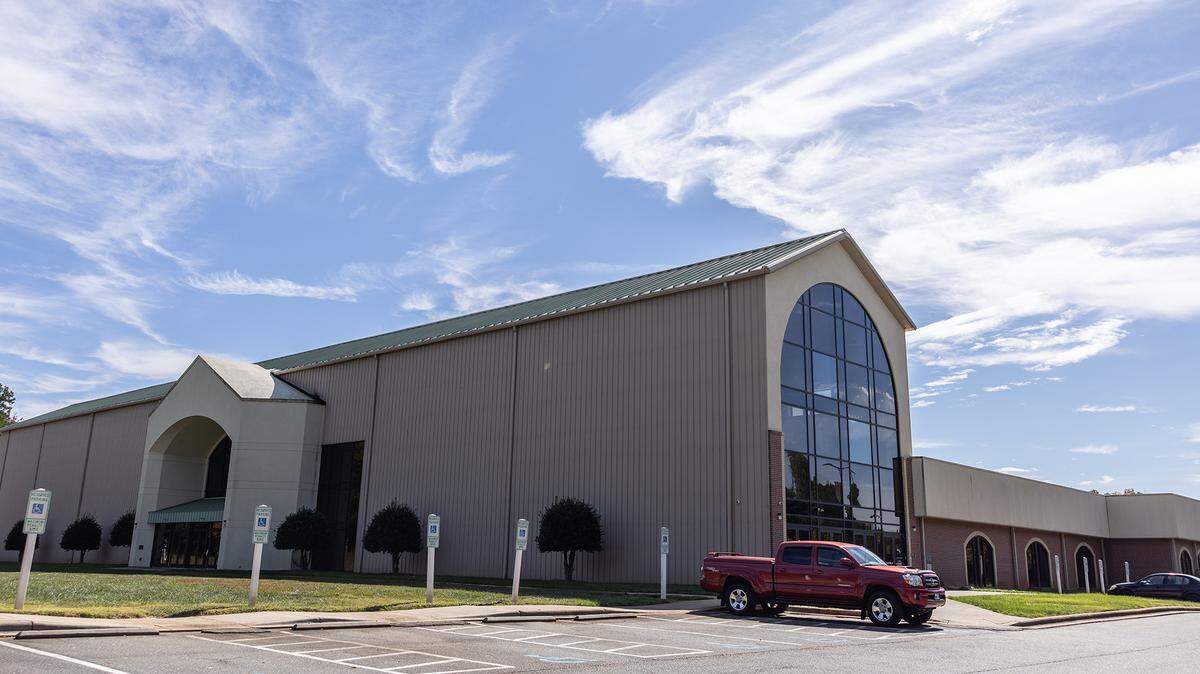 Mount Carmel Baptist Church in Charlotte, N.C., on Monday, October 23, 2023. 
