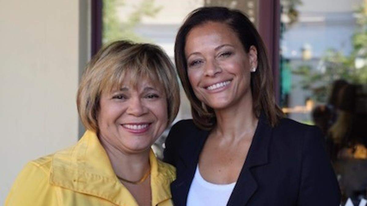 Mayor Vi Lyles and Sonya Curry, representing daughter-in-law Ayesha Curry, both came by Upstream on Wednesday night for the kickoff of a new food program focusing on chefs and Walmart.
