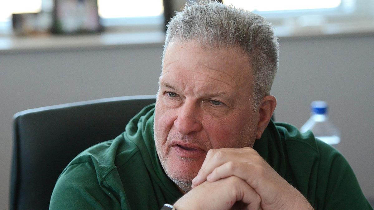 Francis “Biff” Poggi, 62, was named the head football coach of the Charlotte 49ers last November. (John D. Simmons / Special to the Observer)