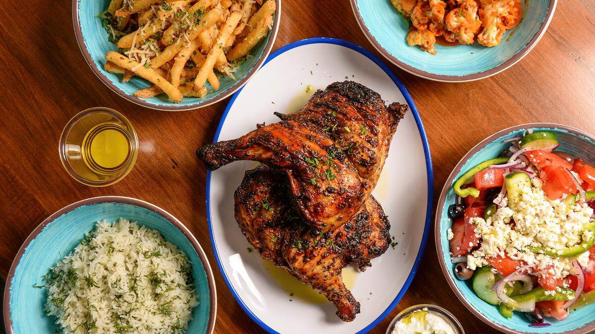 Illios Crafted Greek’s family meal helps you feed four people for $39.95.