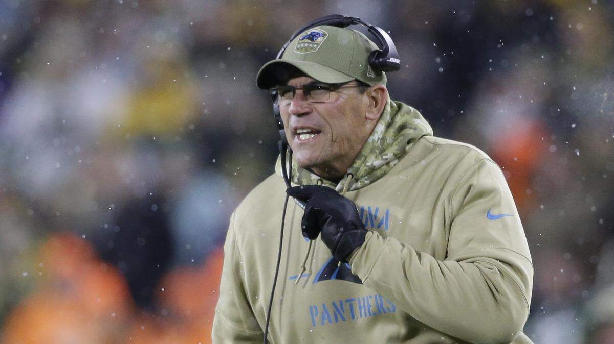 Why Panthers coach Ron Rivera went for 2 when down by 8 to the Packers in the snow
