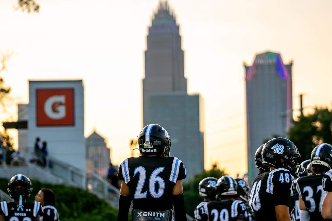 Saturday Night the Hough Huskies took on Brynes at Memorial Stadium
