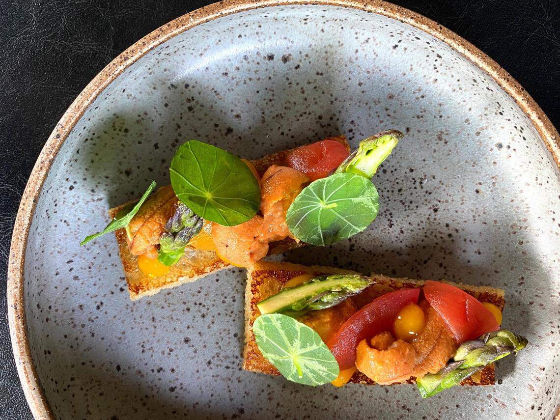 Staplehouse in Old Fourth Ward Atlanta has a Michelin star. “Here, a contemporary tasting menu flips the script with a hearty, far-from-fussy offering where you may discover a cabbage course that sings with character and flavor,” Michelin wrote.