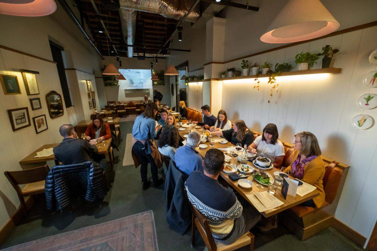 The menu at Restaurant Constance changes with the seasons and is dependent on offerings from local farmers.