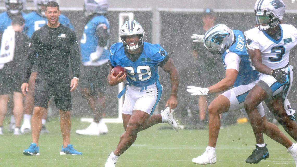 New Panther AJ Dillon’s excellent Charlotte adventure: Bojangles, NASCAR and more