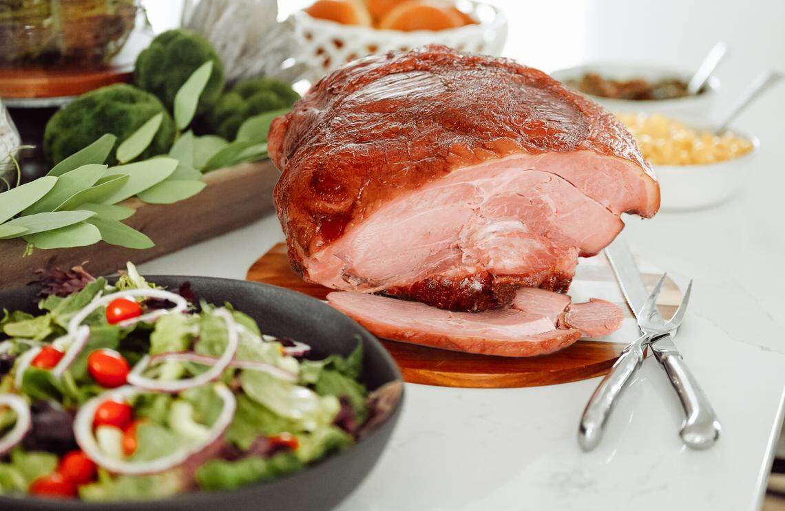 Call City Barbeque to order one of it’s Easter packages, including a smoked ham.