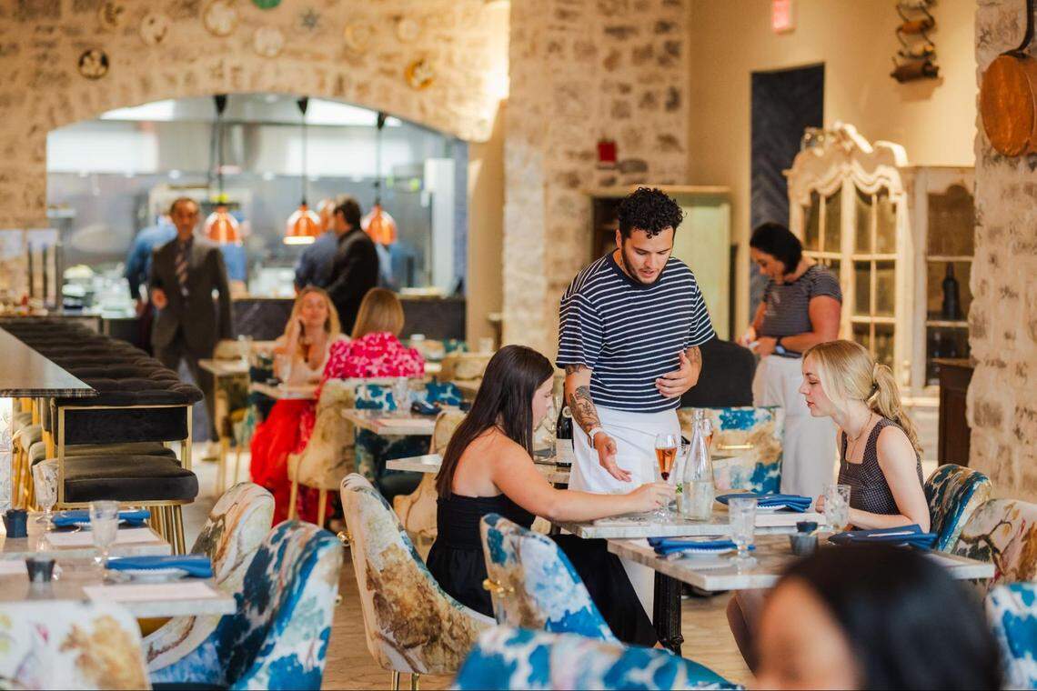 Diners at Coquette in uptown Charlotte.