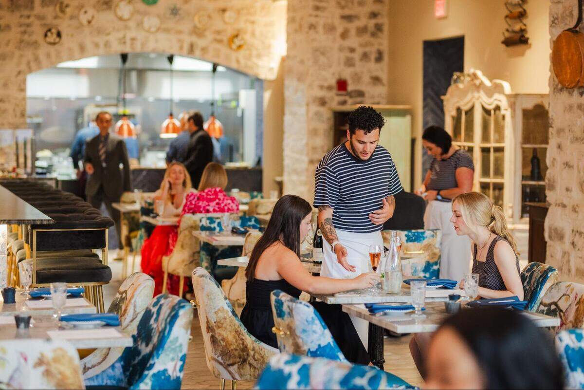 Diners at Coquette in uptown Charlotte.