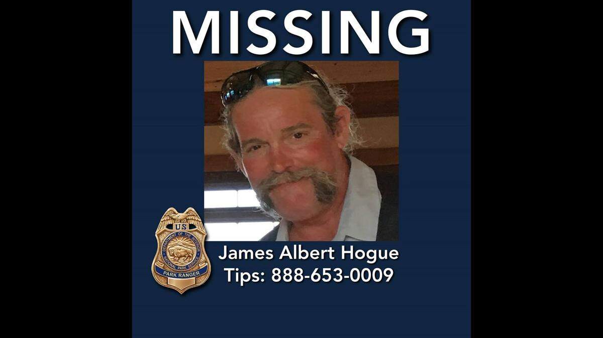 Park rangers are searching for James Albert Hogue, who went missing on the Blue Ridge Parkway. His motorcycle was found at a parking area at milepost 75 two weeks ago.&nbsp;