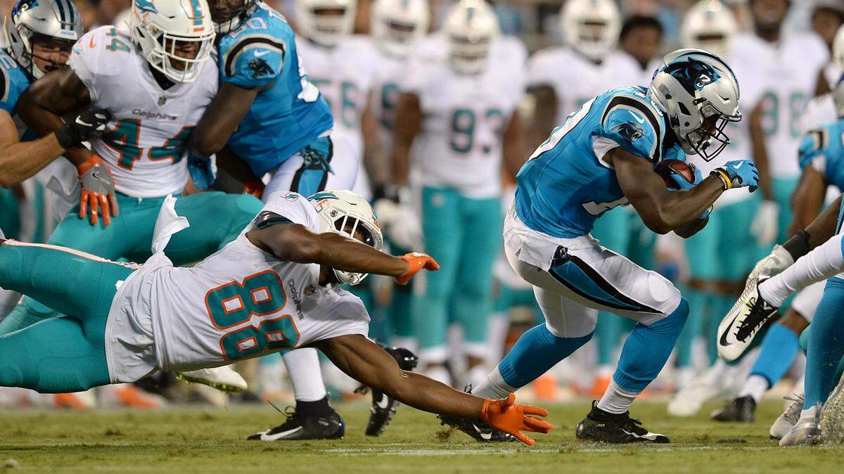 Second-year Panthers receiver Curtis Samuel is confident again a year after suffering a season-ending ankle injury.