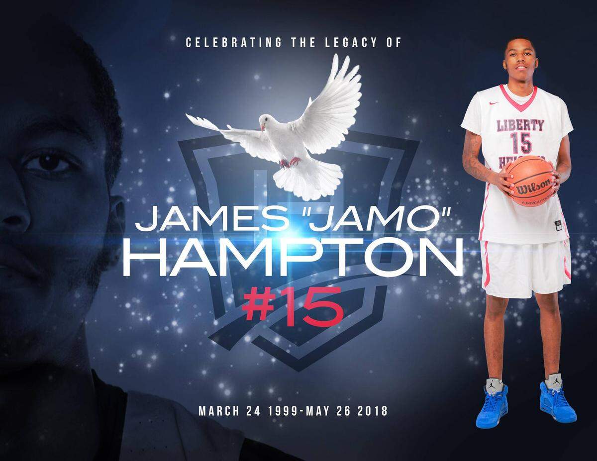 Charlotte Liberty Heights boys basketball player James Hampton, 19, will be buried June 8 in Washington, D.C.