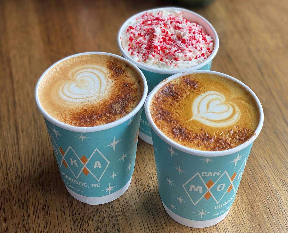 Cafe Moka will offer its three popular seasonal drink selections again this year.
