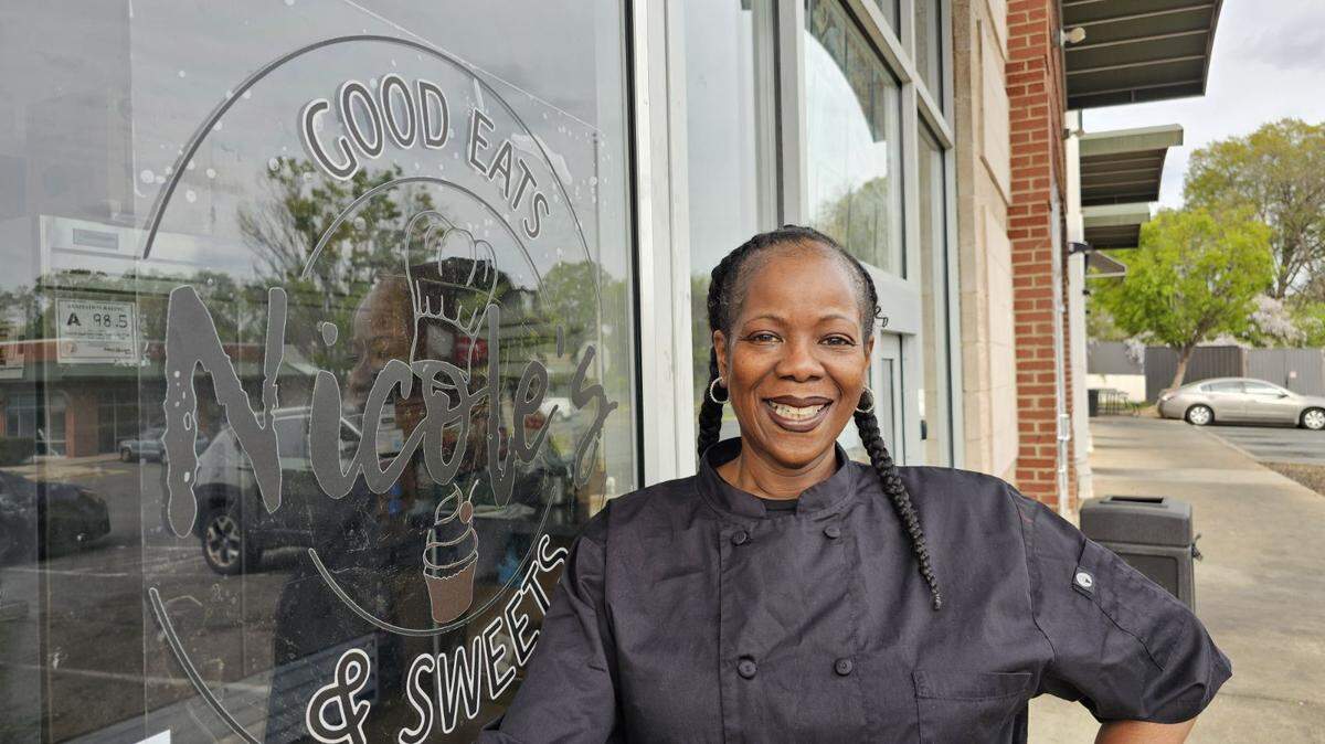 Nicole Peterkin owns Nicole’s Good Eats & Sweets in West Charlotte.