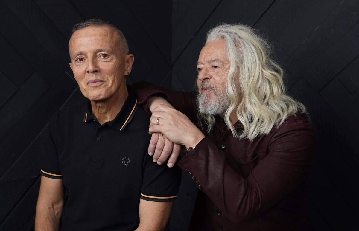 Curt Smith, left, and Roland Orzabal of the band Tears for Fears, photographed in January.