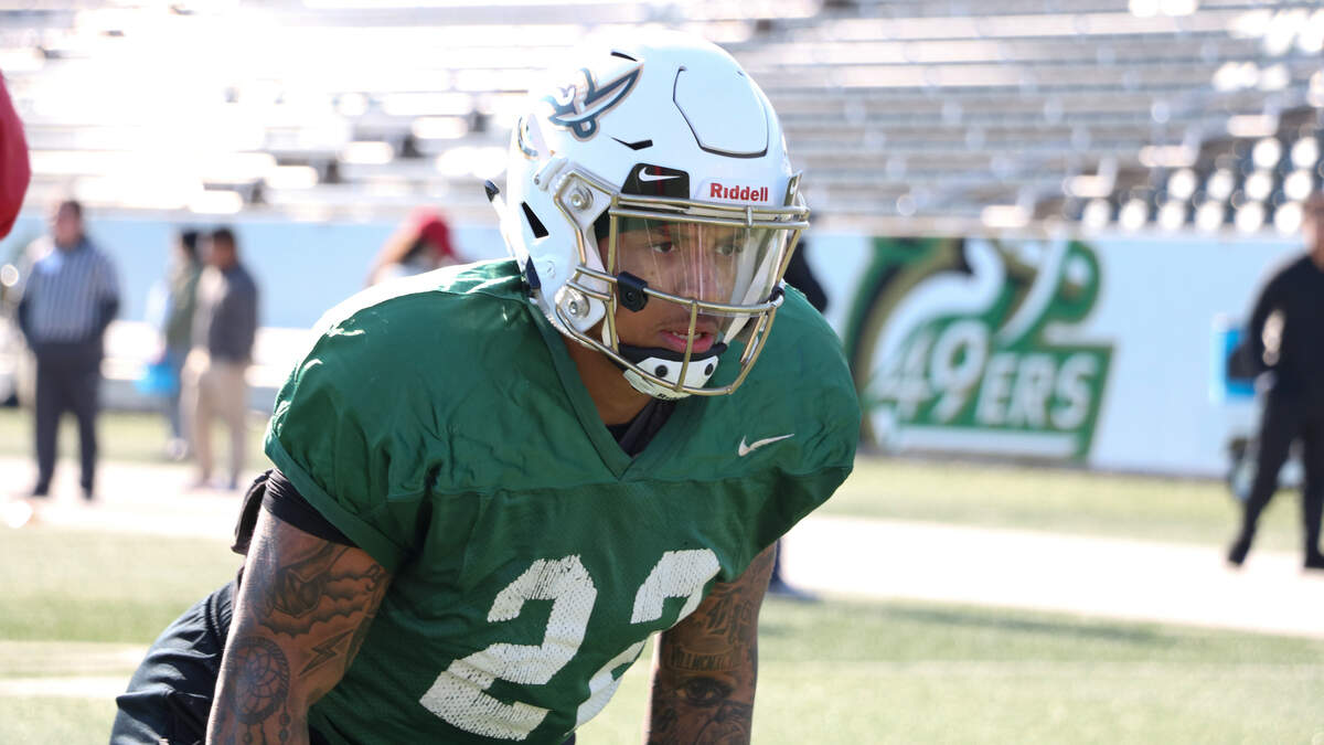 Charlotte 49ers running back Tre Harbison ran for more than 1,000 yards in each of the past two seasons at Northern Illinois. CHARLOTTE ATHLETICS