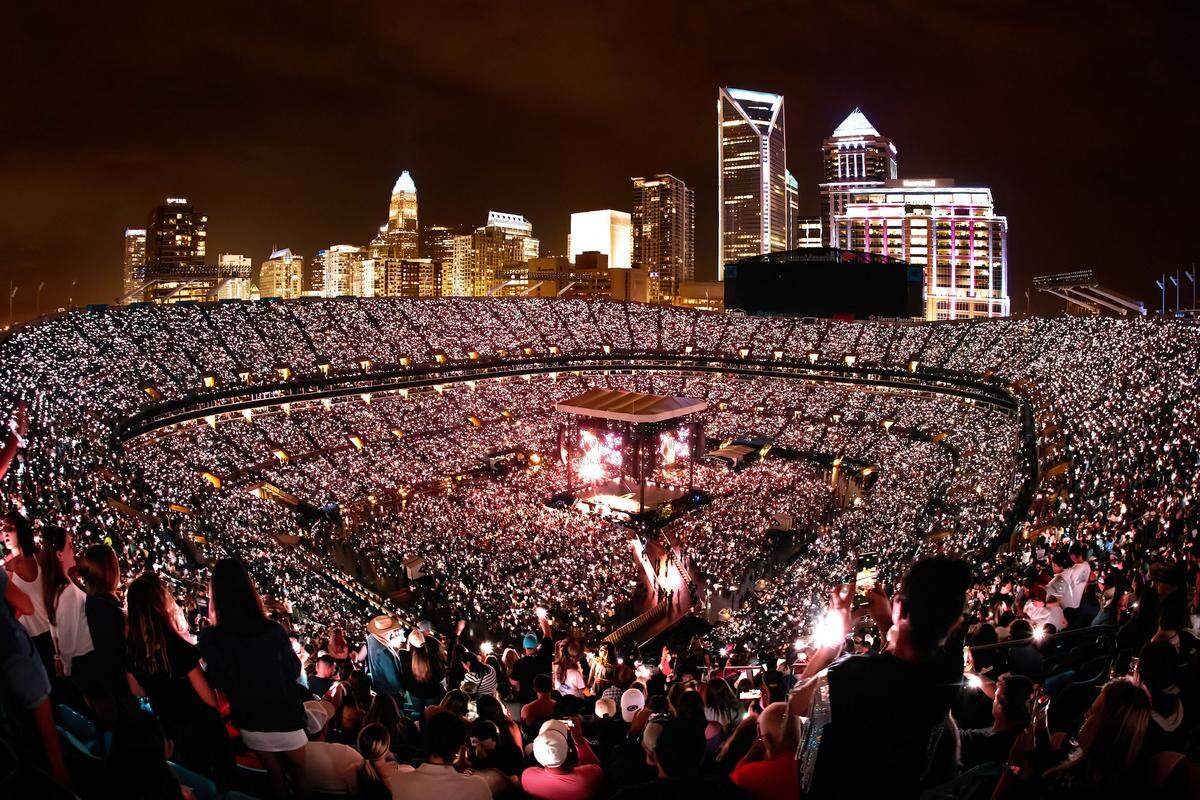 The Concert for Carolina at Bank of America Stadium in Charlotte raised more than $24.5 million for victims of Hurricane Helene.