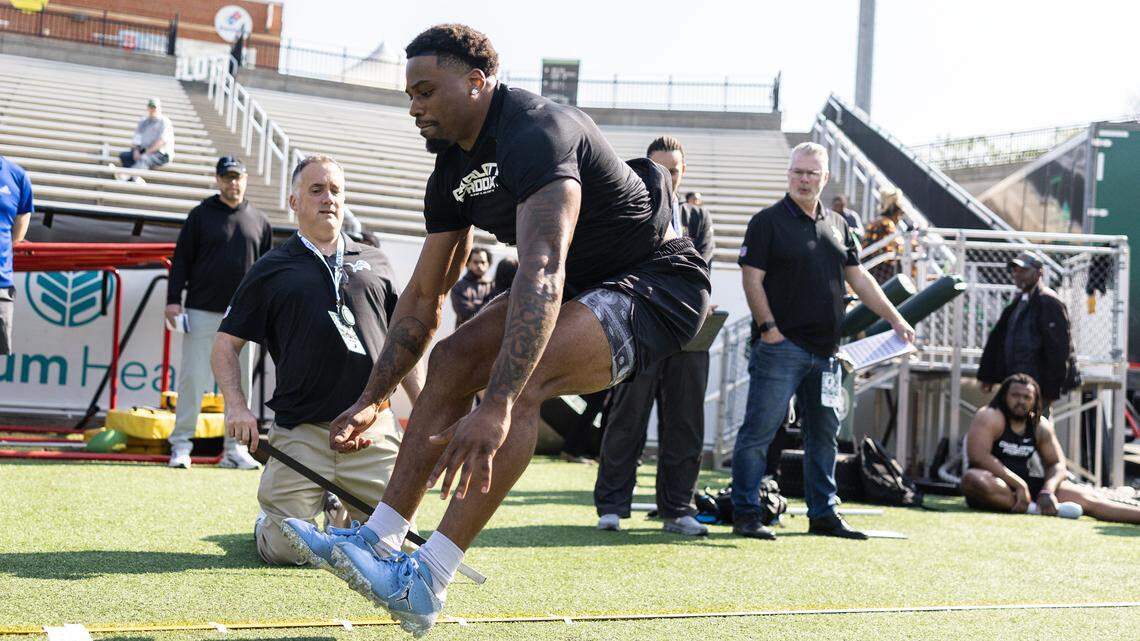Charlotte 49ers safety with Tar Heels ties shines in front of NFL scouts at pro day