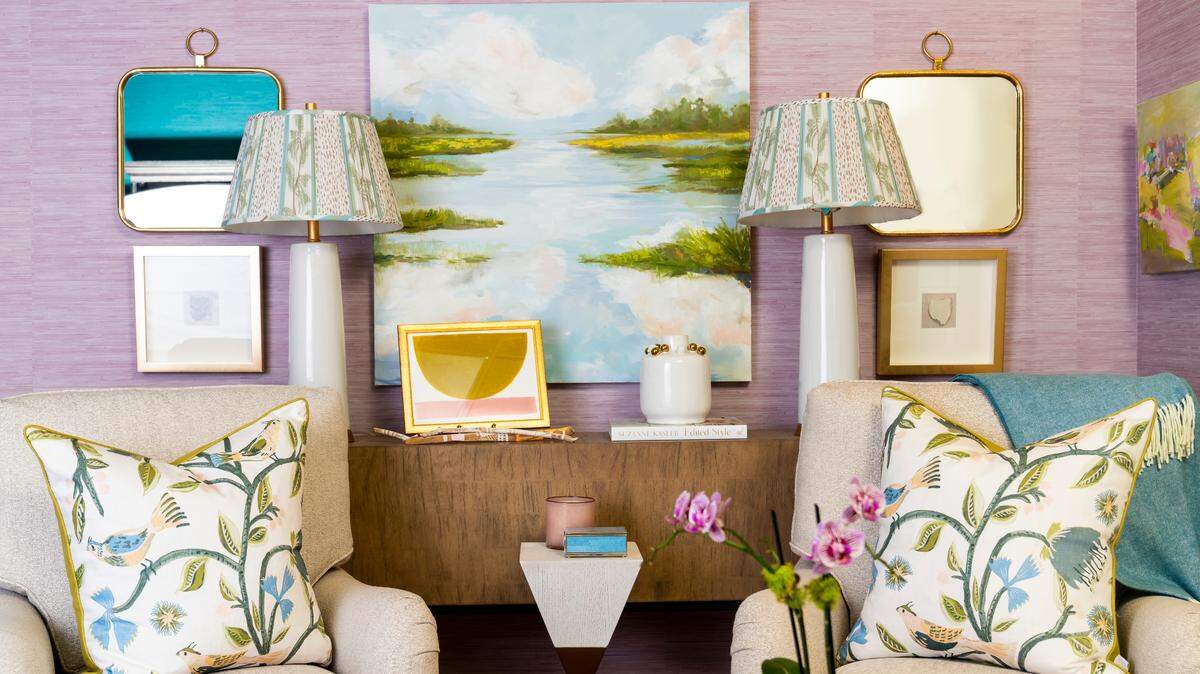 A display of home decor at Cotswold Marketplace in Charlotte, NC.