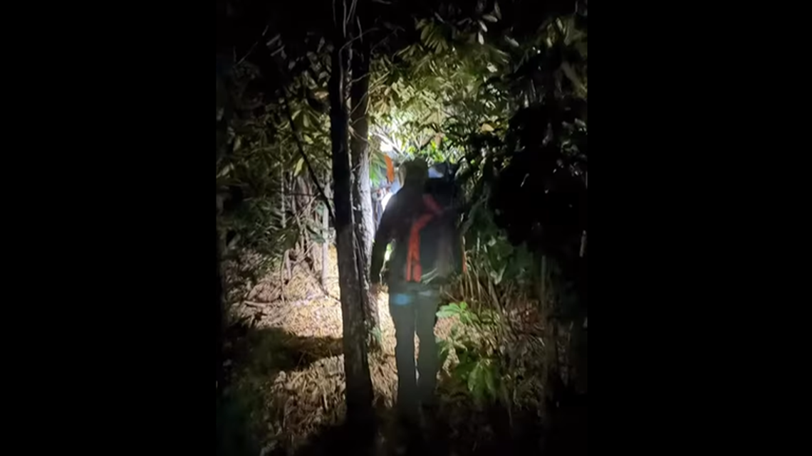 The hiker was helped from the wilderness with a harness around 2 a.m. Saturday, Dec. 20. Temperatures were below freezing at the time. The search began around 10 p.m. Friday night.