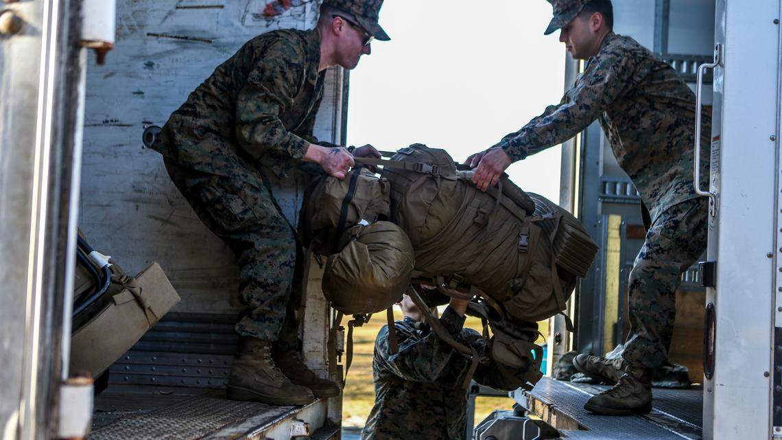 2,500 Marines from North Carolina base are deploying to the Middle East, reports say