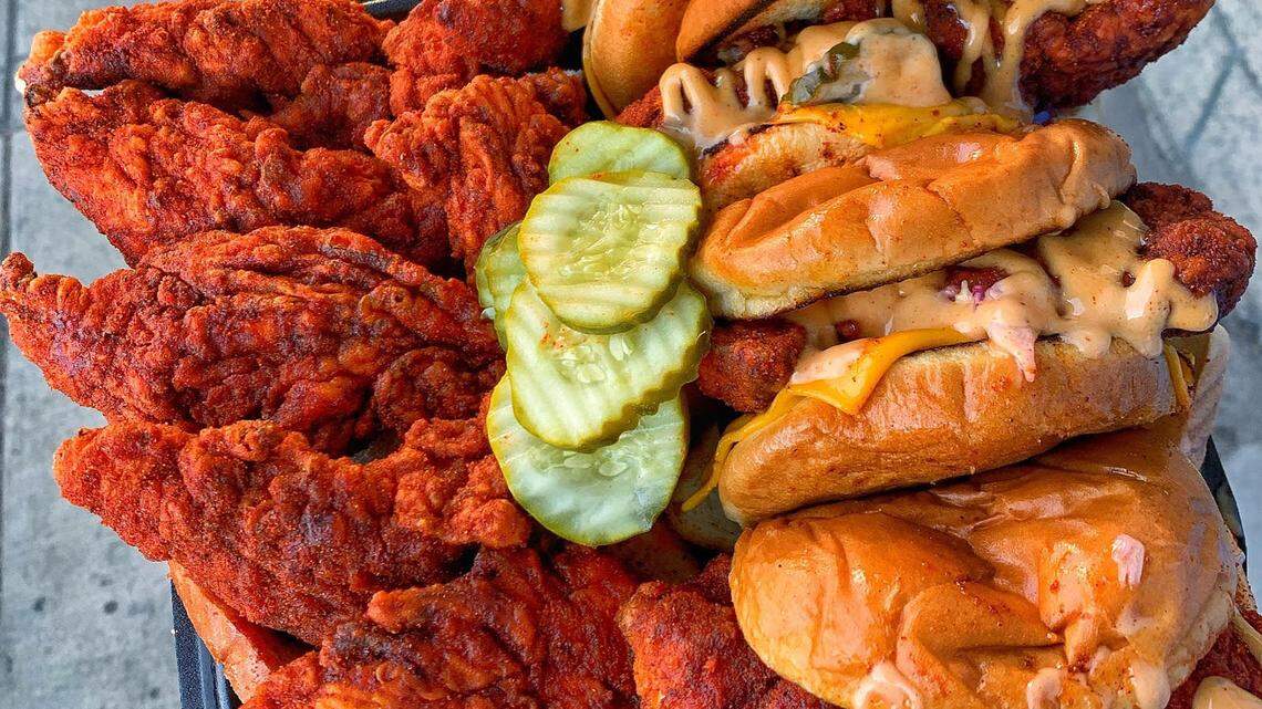 Dave’s Hot Chicken is opening its second Charlotte-area store at University City, specializing in hot chicken tenders and sliders, with seven spice levels from “no spice” to “reaper.”