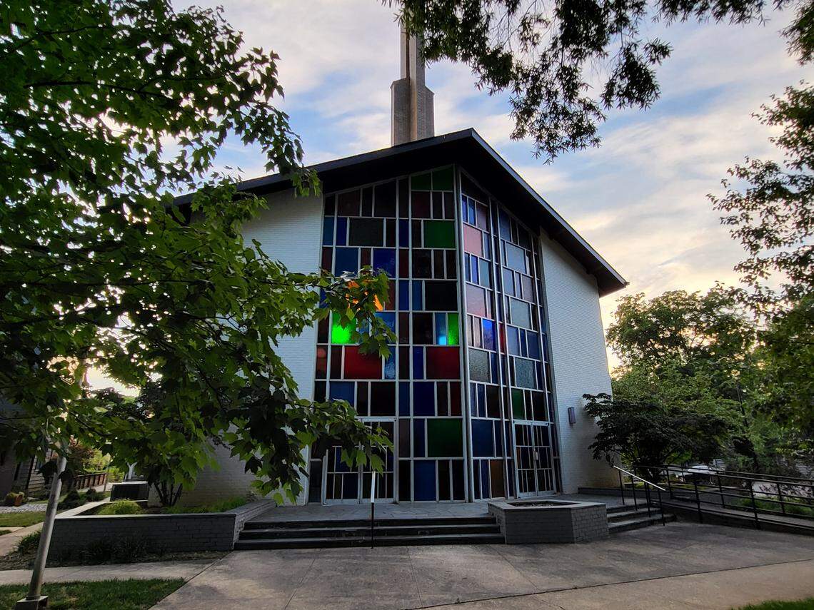 Congregate NoDa is a co-working space located in the former Whiting Avenue Baptist Church. 