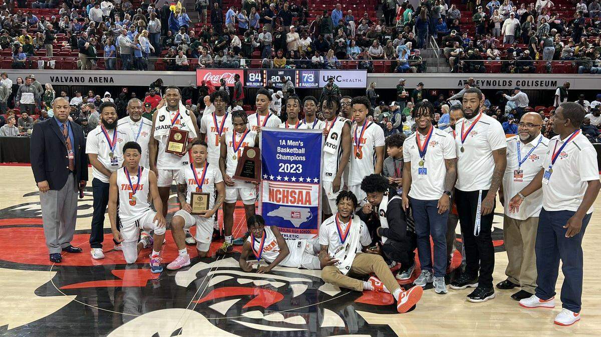 Wilson Prep won the NCHSAA 1A state boys basketball championship in March