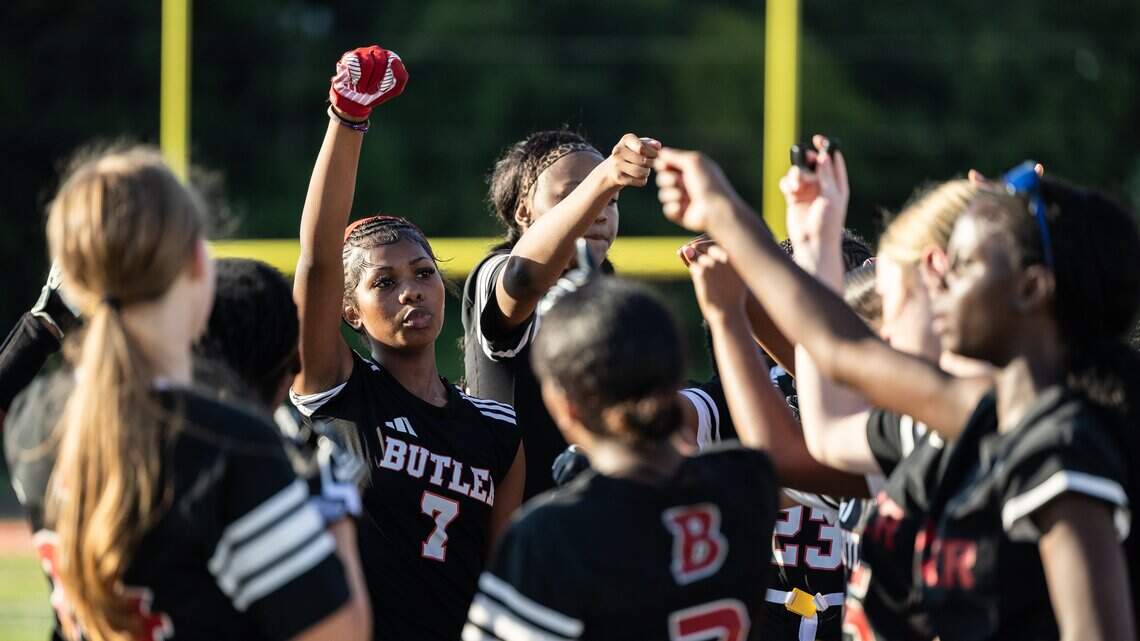 ‘They’ll remember this forever.’ NC girls raise the flag on prep football