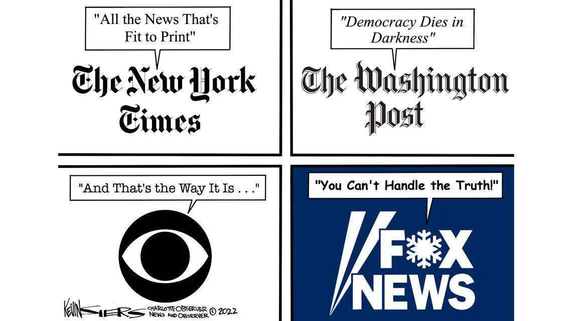 Kevin Siers cartoon: Fox News endorsed faux facts