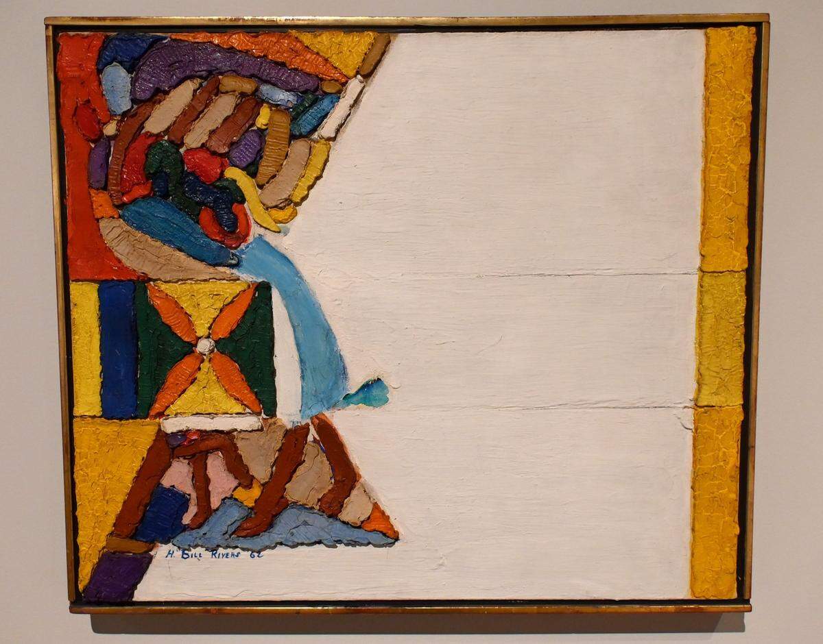 Haywood “Bill” Rivers’ ” Dance Around a Flower,” from 1962. The NC native spent most of his career in New York and Paris.