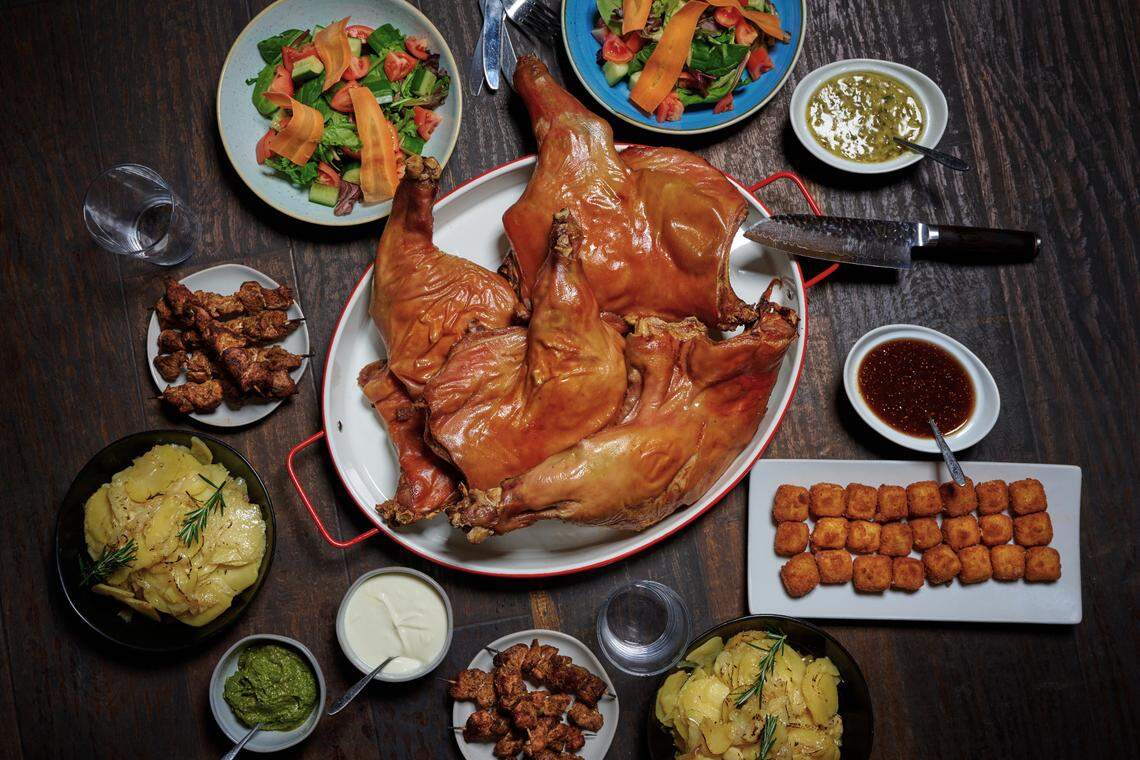 A whole Cochinillo from Bulla Gastrobar feeds 12-16 guests.