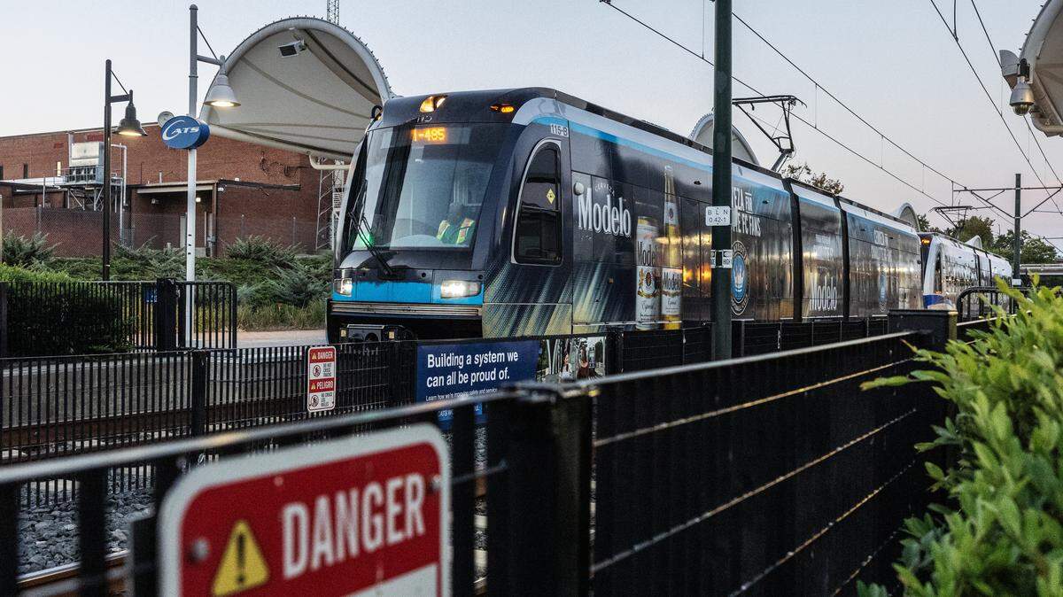 The Lynx Blue Line 9th Street Station in Charlotte, N.C., on Tuesday, September 9, 2025.