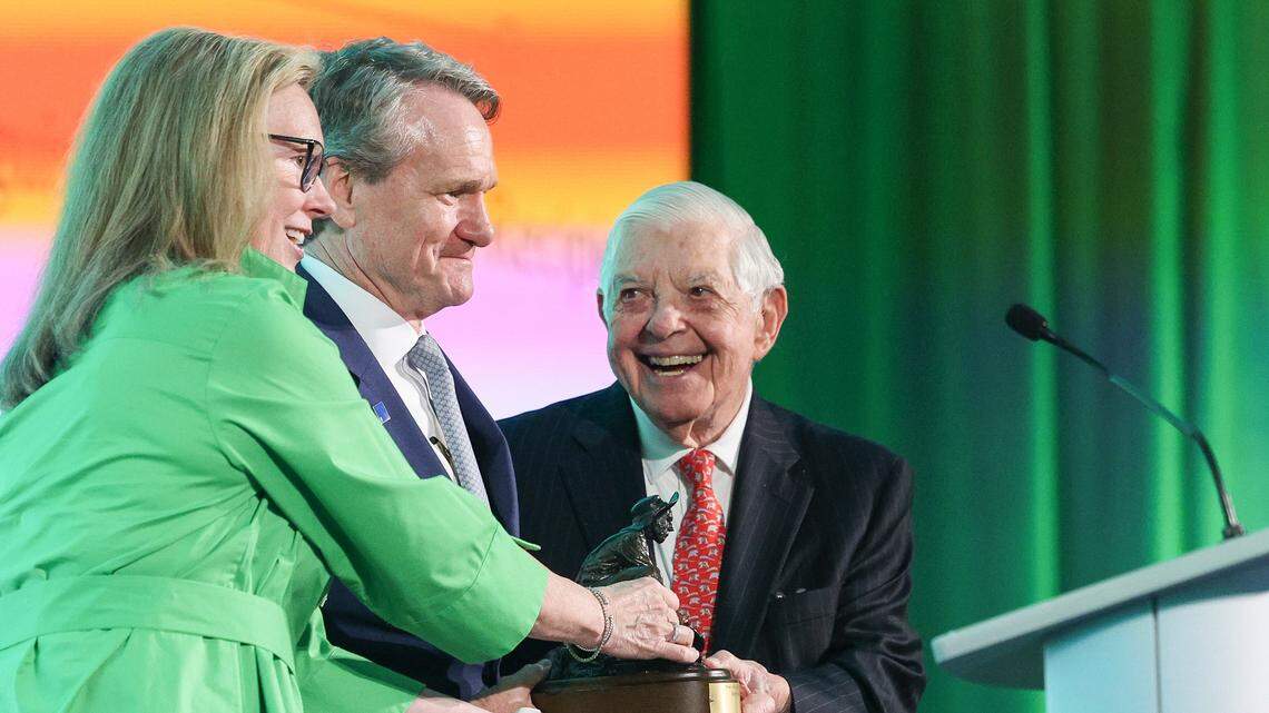 Bank of America CEO gets top UNC Charlotte honor. Hugh McColl offered perspective