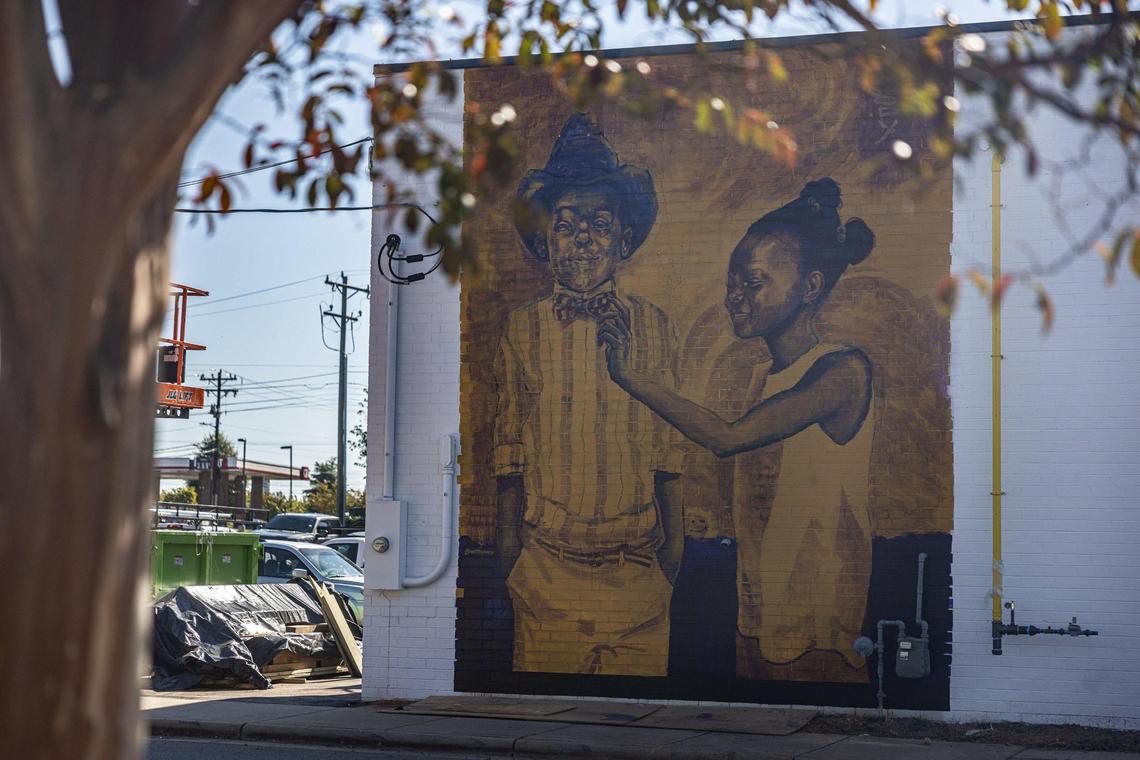 A mural on the side of Weathered Souls Brewing Co., opening Nov. 5 in Charlotte, was painted by Marvin Espy of Art By Espy.