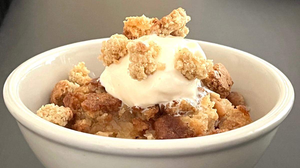 Mac’s Speed Shop has a new peach cobbler on its summer menu.