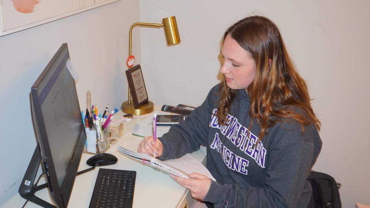 Meredith Beatty suggests teens keep a schedule that works for them and stay busy during the COVID-19 pandemic.