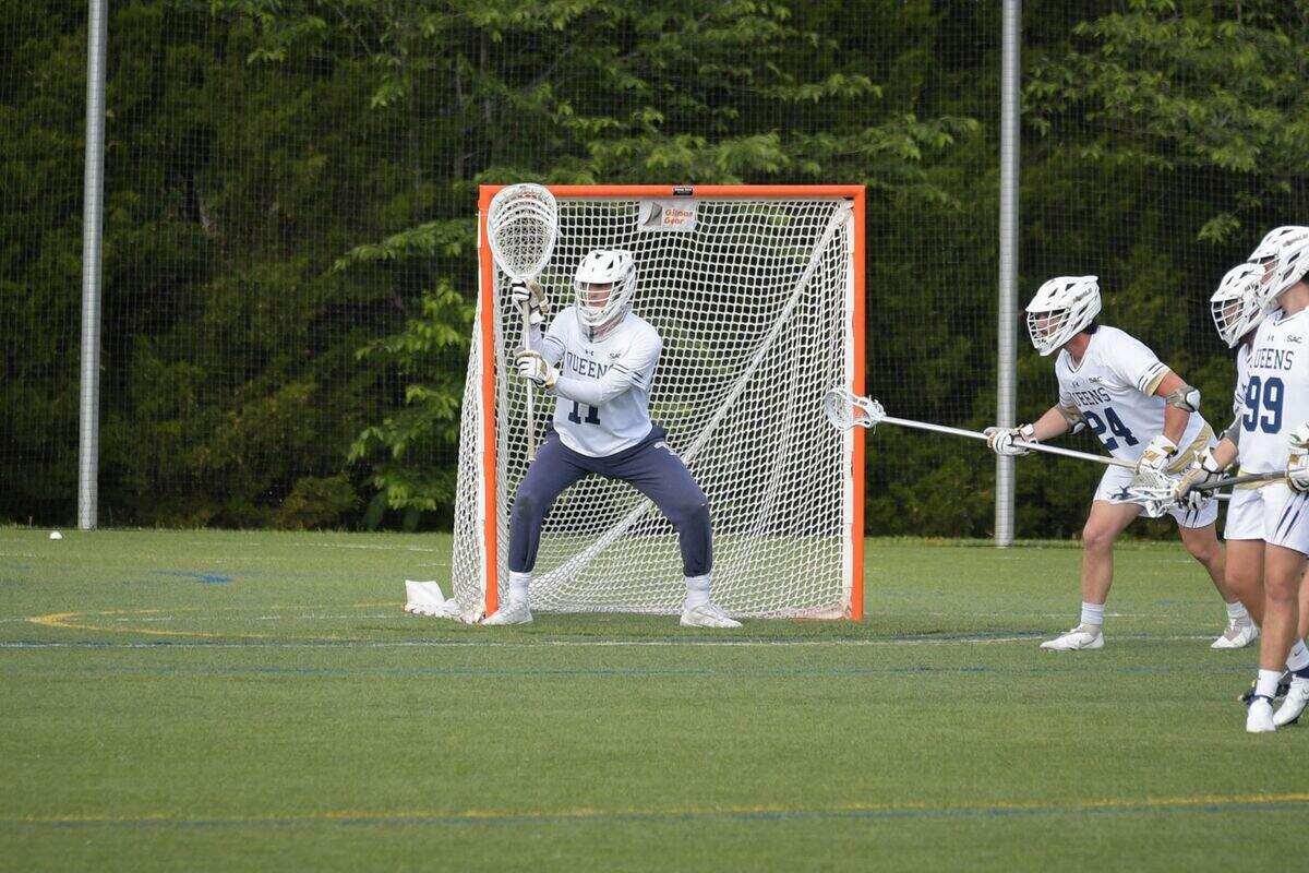 Jayson Alexander is a junior goalie on Queens University’s Division I men’s lacrosse team.