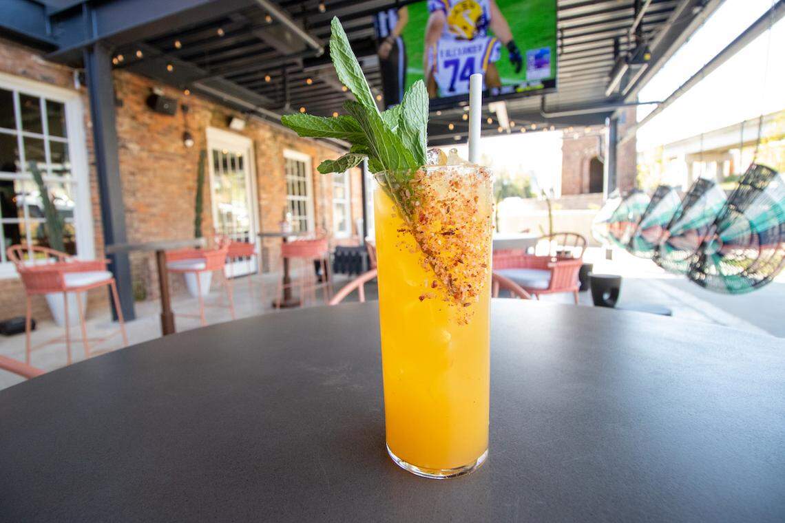 El Thrifty Social Club is among several new tenants at Optimist Hall on North Brevard Street in the former textile mill site.