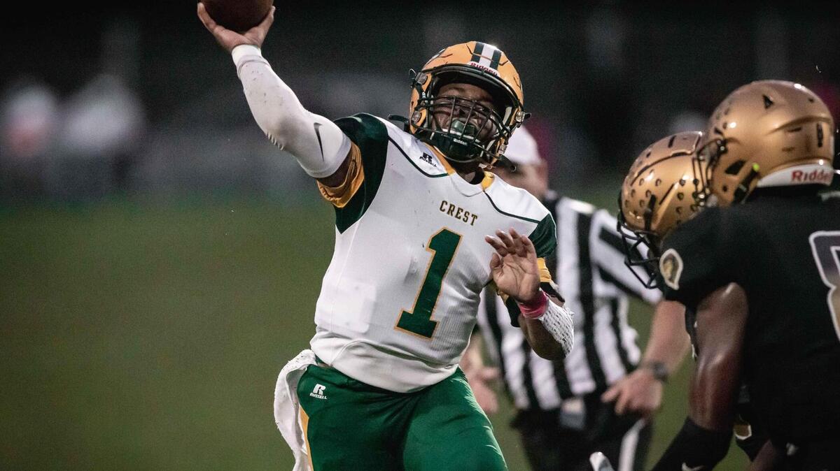 Shelby High School Football would host Crest in Cleveland County Friday October 8, 2021.
