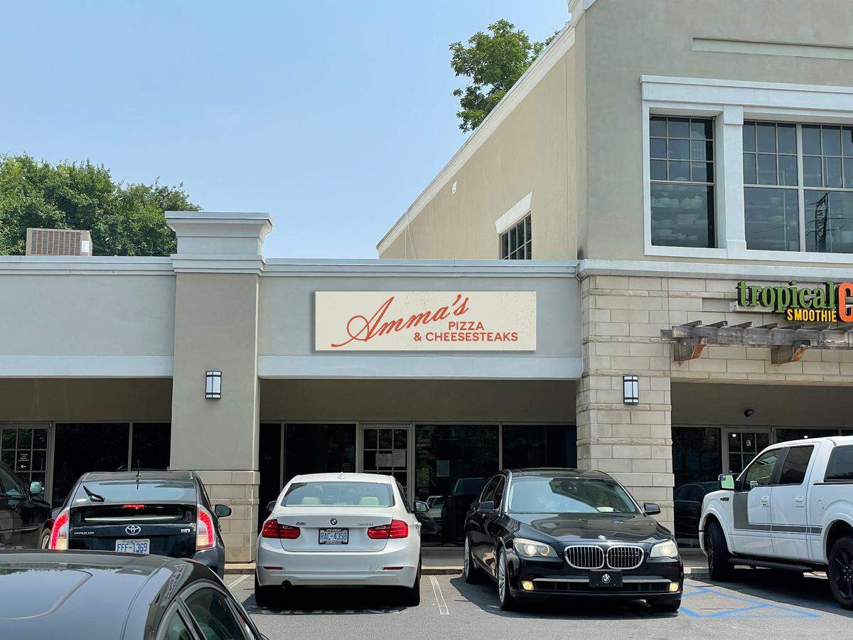 Amma’s Pizza & Cheesesteaks will open in the Kings Pointe Shopping Center in Charlotte.