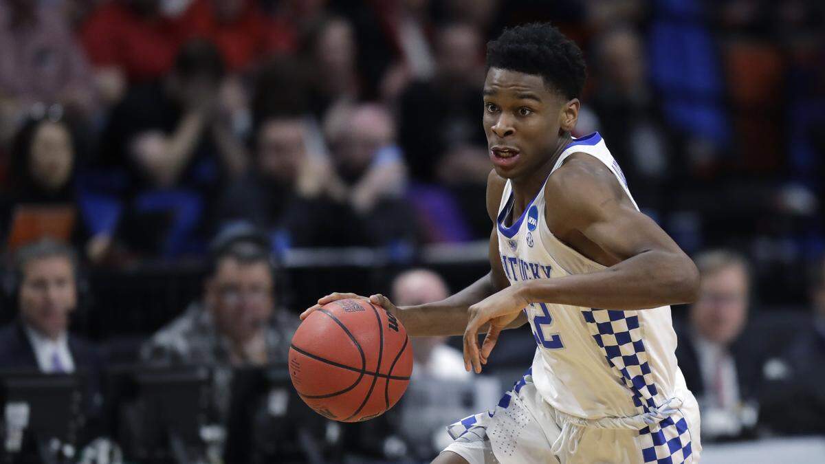 Kentucky point guard Shai Gilgeous-Alexander has a 7-foot wingspan that stands out even among NBA players.