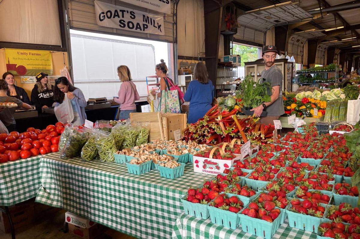 Unity Farms at the Charlotte Regional Farmers Market. 