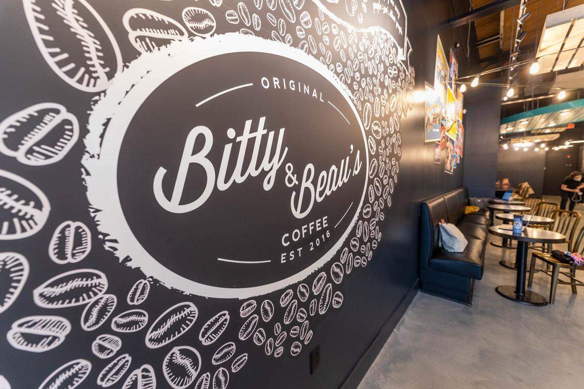 Inside Bitty & Beau’s Coffee on Camden Road.